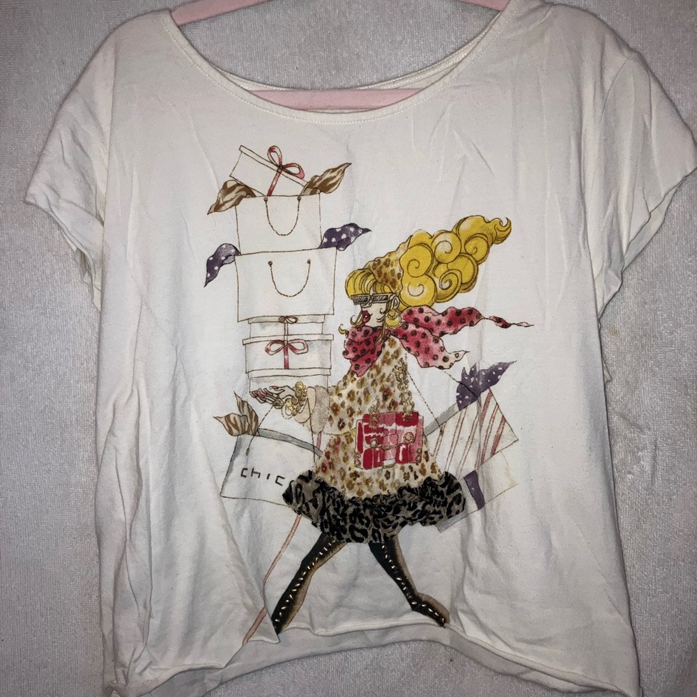 Crop teddy top